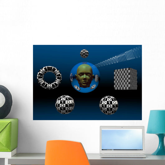 Binary Language Universal Means Wall Decal