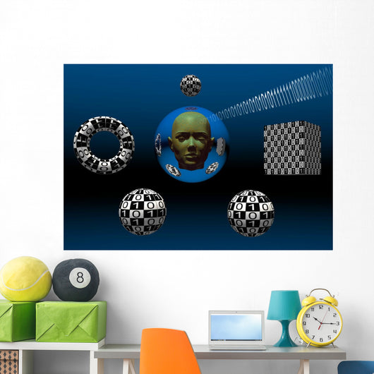 Binary Language Universal Means Wall Decal