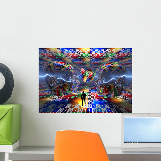 Search for Extraterrestrial Life Horizontal Wall Decal