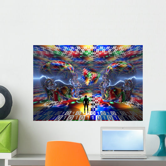 Search for Extraterrestrial Life Horizontal Wall Decal