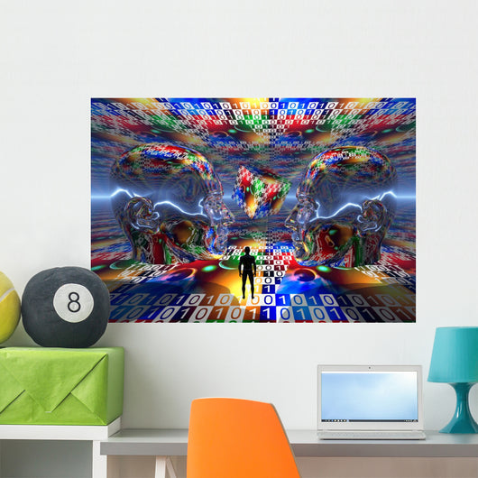 Search for Extraterrestrial Life Horizontal Wall Decal