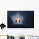 Pair Androids Opening up Wall Decal