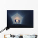 Pair Androids Opening up Wall Decal