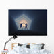 Pair Androids Opening up Wall Decal