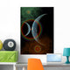 Two Alien Planets Distant Wall Decal