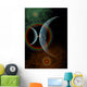 Two Alien Planets Distant Wall Decal