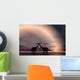 Silhouetted Forms Pair Courting Wall Decal