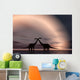 Silhouetted Forms Pair Courting Wall Decal
