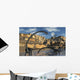 Omeisaurus Dinosaurs Being Stalked Distant Wall Decal