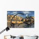 Omeisaurus Dinosaurs Being Stalked Distant Wall Decal