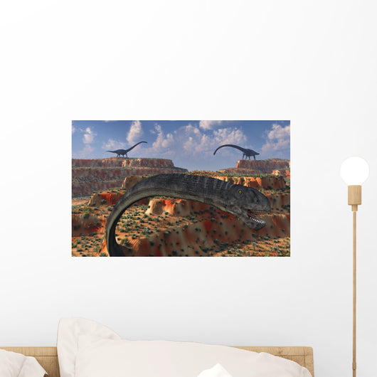 Omeisaurus Sauropod Dinosaurs from Wall Decal