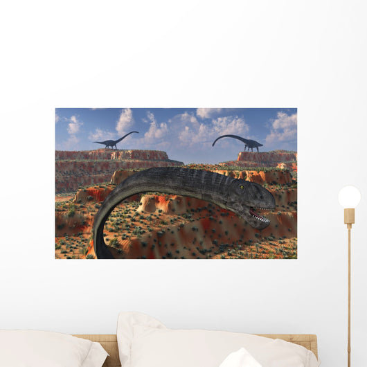 Omeisaurus Sauropod Dinosaurs from Wall Decal