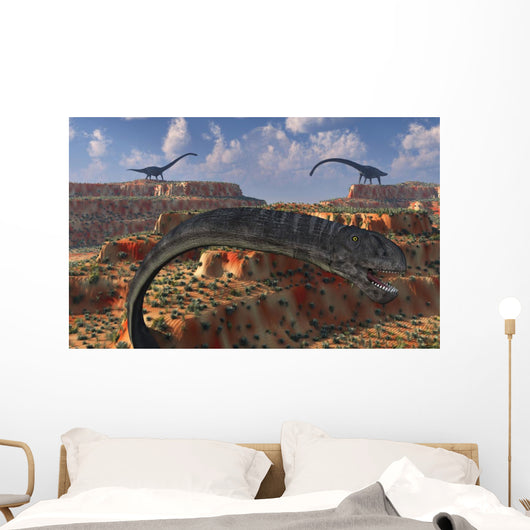 Omeisaurus Sauropod Dinosaurs from Wall Decal