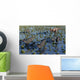 Tyrannosaurus Rex Chasing Herd Birds Eye View Wall Decal