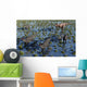 Tyrannosaurus Rex Chasing Herd Birds Eye View Wall Decal
