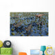 Tyrannosaurus Rex Chasing Herd Birds Eye View Wall Decal