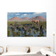Tyrannosaurus Rex Chasing Herd Wall Decal