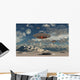 Alien Base with Ufos Wall Decal