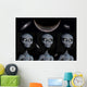 Grey Alien Clones Wall Decal
