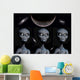 Grey Alien Clones Wall Decal