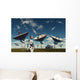 Deep Space Tracking Station and Robot Wall Decal