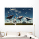 Deep Space Tracking Station and Robot Wall Decal