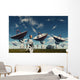 Deep Space Tracking Station and Robot Wall Decal