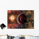 Alien Planet and Its Star Wall Decal