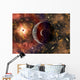 Alien Planet and Its Star Wall Decal