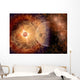 Supernova Destroying Itself and Planet Wall Decal