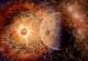 Supernova Destroying Itself and Planet Wall Decal