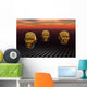 Central Computer Brain Interlinked Trio Wall Decal