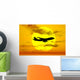 Silhouette Boeing 747 Jet Wall Decal