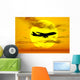 Silhouette Boeing 747 Jet Wall Decal