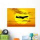 Silhouette Boeing 747 Jet Wall Decal