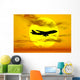 Silhouette Boeing 747 Jet Wall Decal