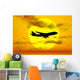 Silhouette Boeing 747 Jet Wall Decal