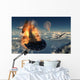 P-51 Mustangs Attacking Flying Wall Decal