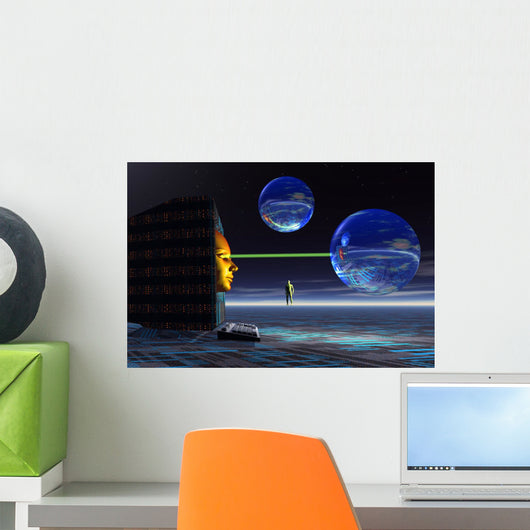 Universe Cyberspace Wall Decal