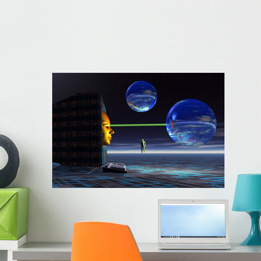 Universe Cyberspace Wall Decal