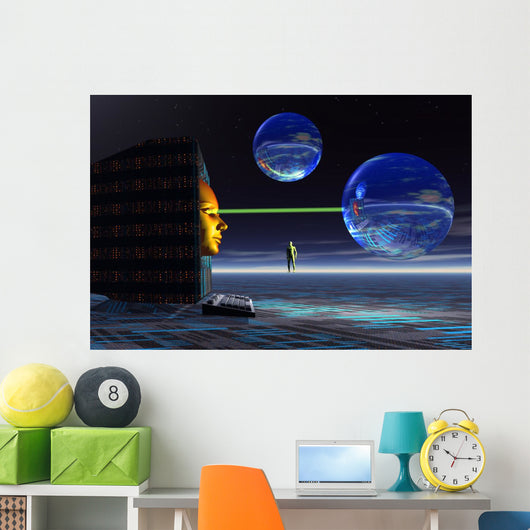 Universe Cyberspace Wall Decal