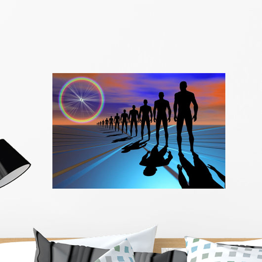 Advancement Robotics and Cloning Star Wall Decal