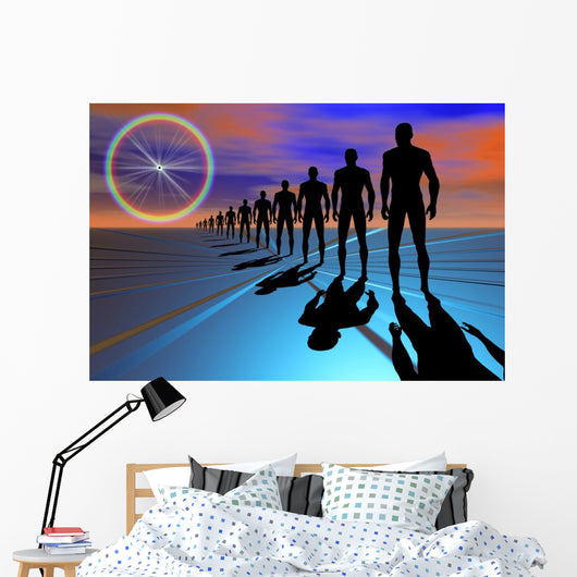 Advancement Robotics and Cloning Star Wall Decal