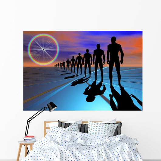 Advancement Robotics and Cloning Star Wall Decal