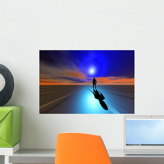 Advancement Robotics and Cloning Lone Figure Wall Decal
