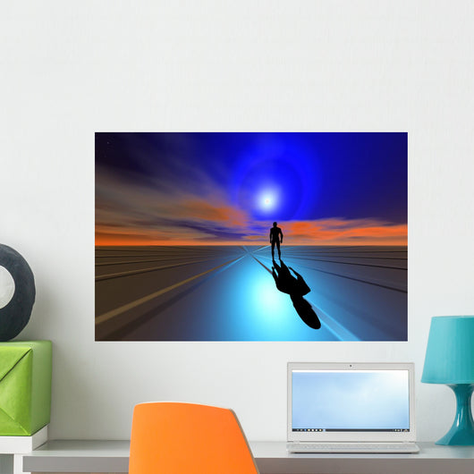 Advancement Robotics and Cloning Lone Figure Wall Decal