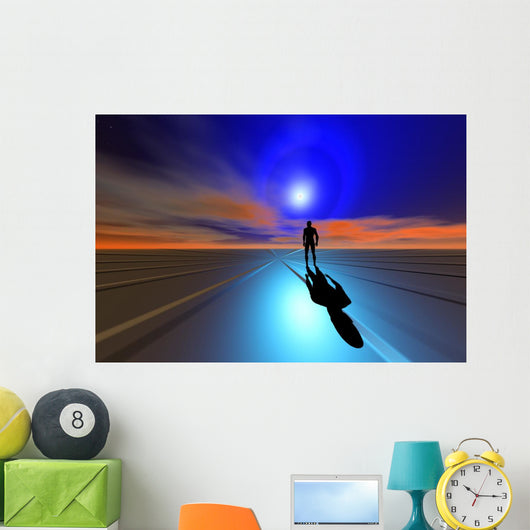 Advancement Robotics and Cloning Lone Figure Wall Decal