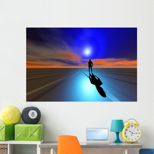 Advancement Robotics and Cloning Lone Figure Wall Decal