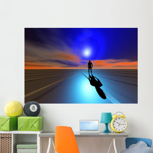 Advancement Robotics and Cloning Lone Figure Wall Decal