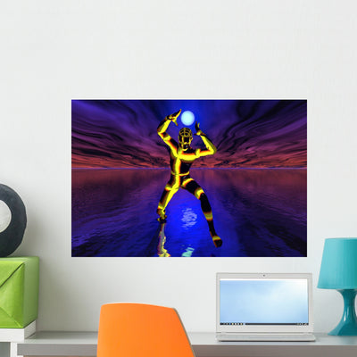 Controlling Power and Energy Wall Decal shown on a wall